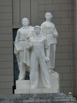 工農(nóng)聯(lián)盟雕塑  人物雕塑