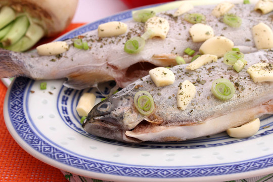 新鮮的魚