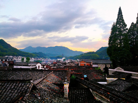 鳥瞰廿八都古鎮(zhèn)