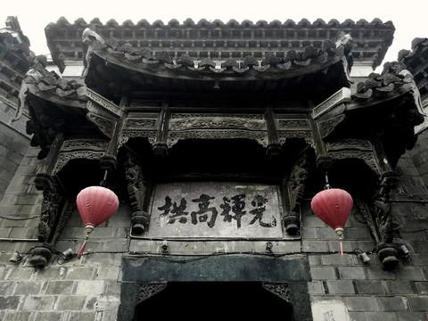 古建筑門樓廿八都古鎮(zhèn)
