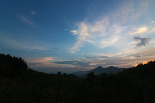 晚霞