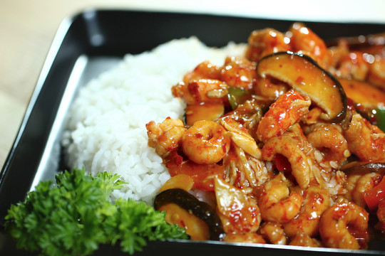 龍蝦蓋澆飯