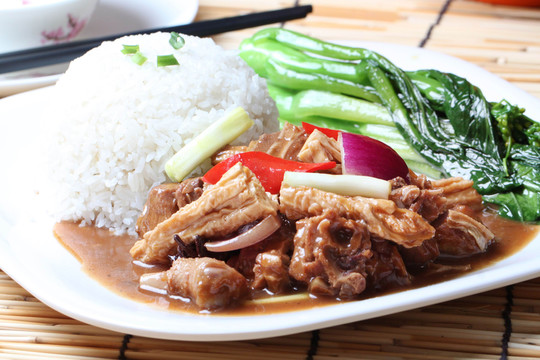 腐竹燜鴨飯