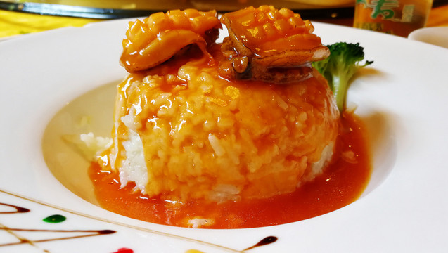 鮑魚 鮑汁扣飯 撈飯 海鮮撈飯