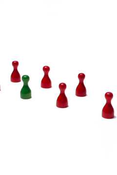 不同顏色的棋子