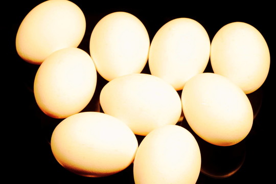 white eggs
