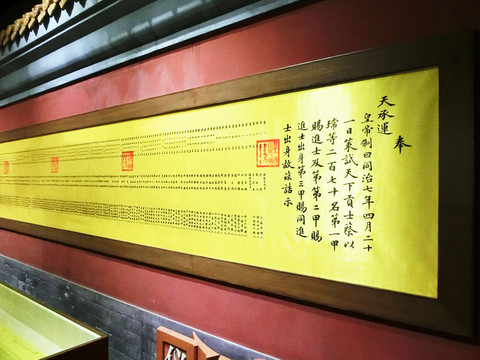 金榜題名  狀元榜