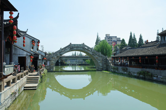 楓涇古鎮(zhèn) 江南水鄉(xiāng) 江南古鎮(zhèn)