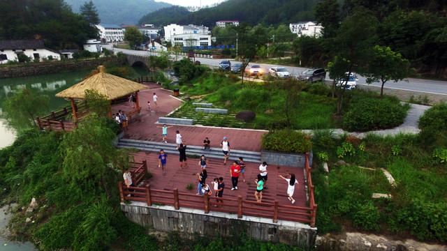 秋浦河大龍灣觀景臺(tái)