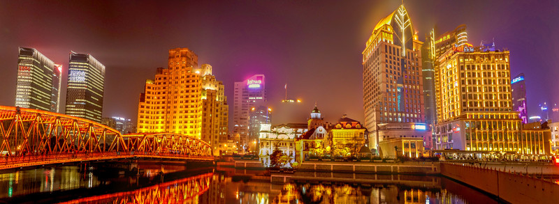 上海夜景 大畫幅