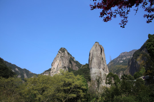 雁蕩山大龍湫景區(qū)剪刀峰