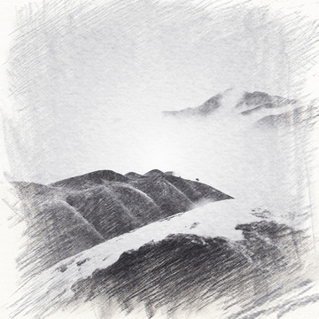 高山素描