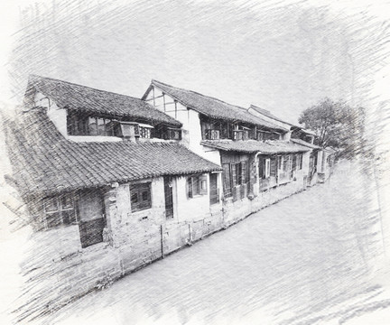 江南古鎮(zhèn)素描