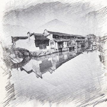 江南古鎮(zhèn)素描