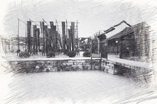 江南古鎮(zhèn)素描