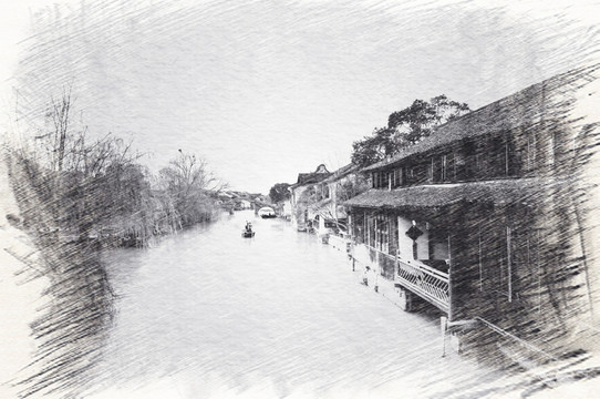 江南古鎮(zhèn)素描
