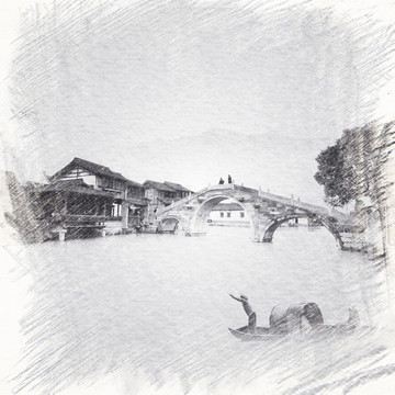 江南古鎮(zhèn)素描