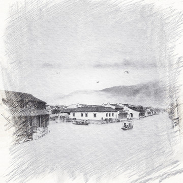 江南古鎮(zhèn)素描