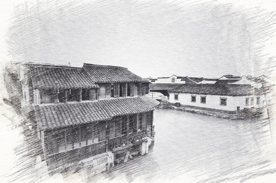 江南古鎮(zhèn)素描