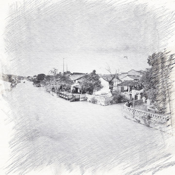 江南古鎮(zhèn)素描