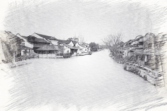 江南古鎮(zhèn)素描