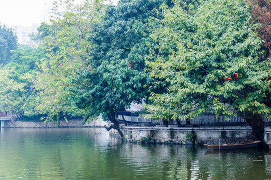 廣州荔灣湖公園景觀