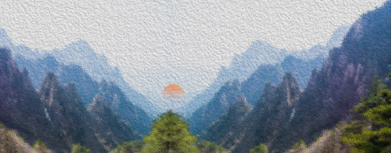 風(fēng)景裝飾畫(huà) 油畫(huà)樣式