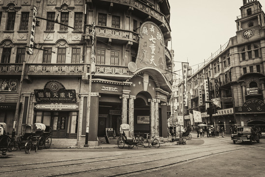 老上海民國場景