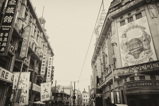 老上海民國街景