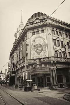 老上海民國(guó)街景
