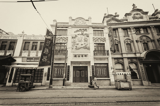 老上海民國街景