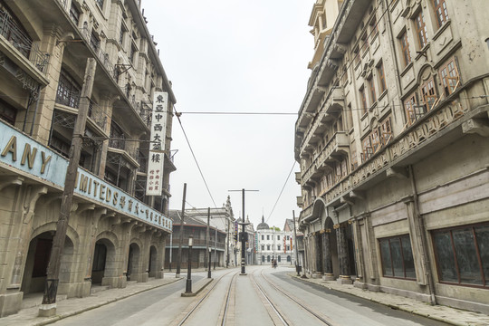 老上海民國街景