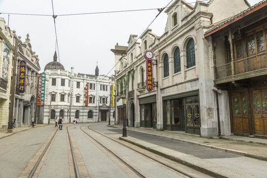 舊上海民國街景