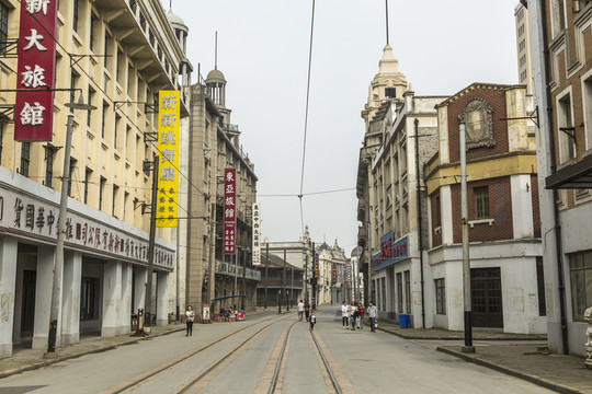 舊上海民國街景