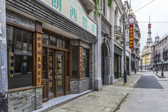 老上海民國街景