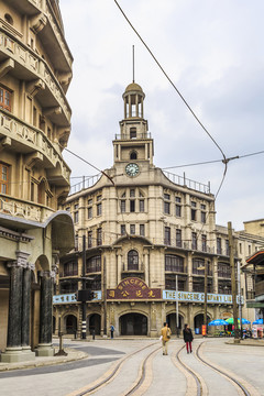 老上海民國街景