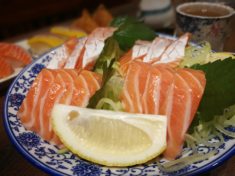 三文魚(yú)壽司 日式料理 壽司