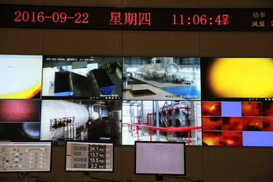 電廠集控室監(jiān)控畫面
