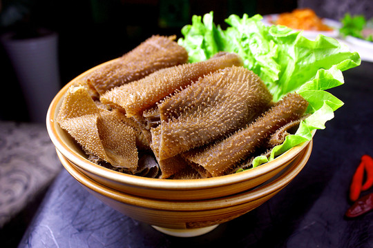 火鍋配菜毛肚