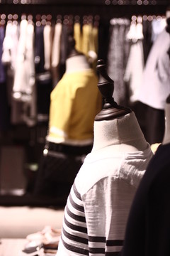 店內(nèi)童裝展示