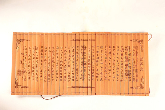 蘭亭序竹刻