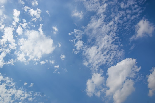 藍天白云天空背景