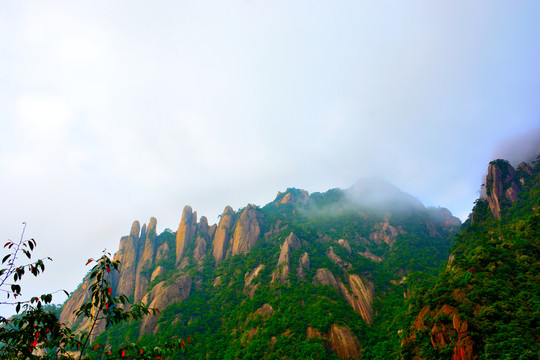 江西上饒三清山 水墨三清山