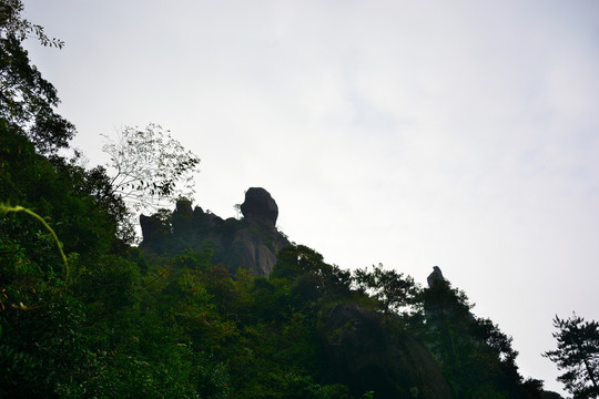 三清山風(fēng)光攝影 霧中的三清山