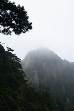 三清山風(fēng)光攝影 霧中的三清山