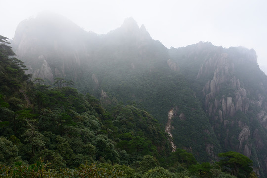 江西上饒三清山 水墨三清山