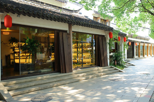 練塘古鎮(zhèn) 練塘 古鎮(zhèn)老街 廊棚