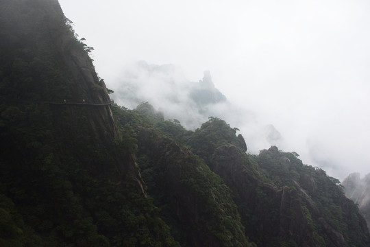 水墨畫素材 三清山風(fēng)景