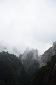 江西上饒三清山 水墨三清山