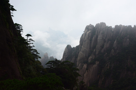 水墨畫素材 三清山風(fēng)景